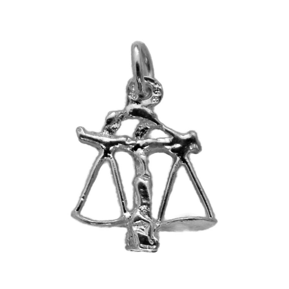 Libra Horoscope Zodiac Sign Unisex Pendant - Picture 1 of 5
